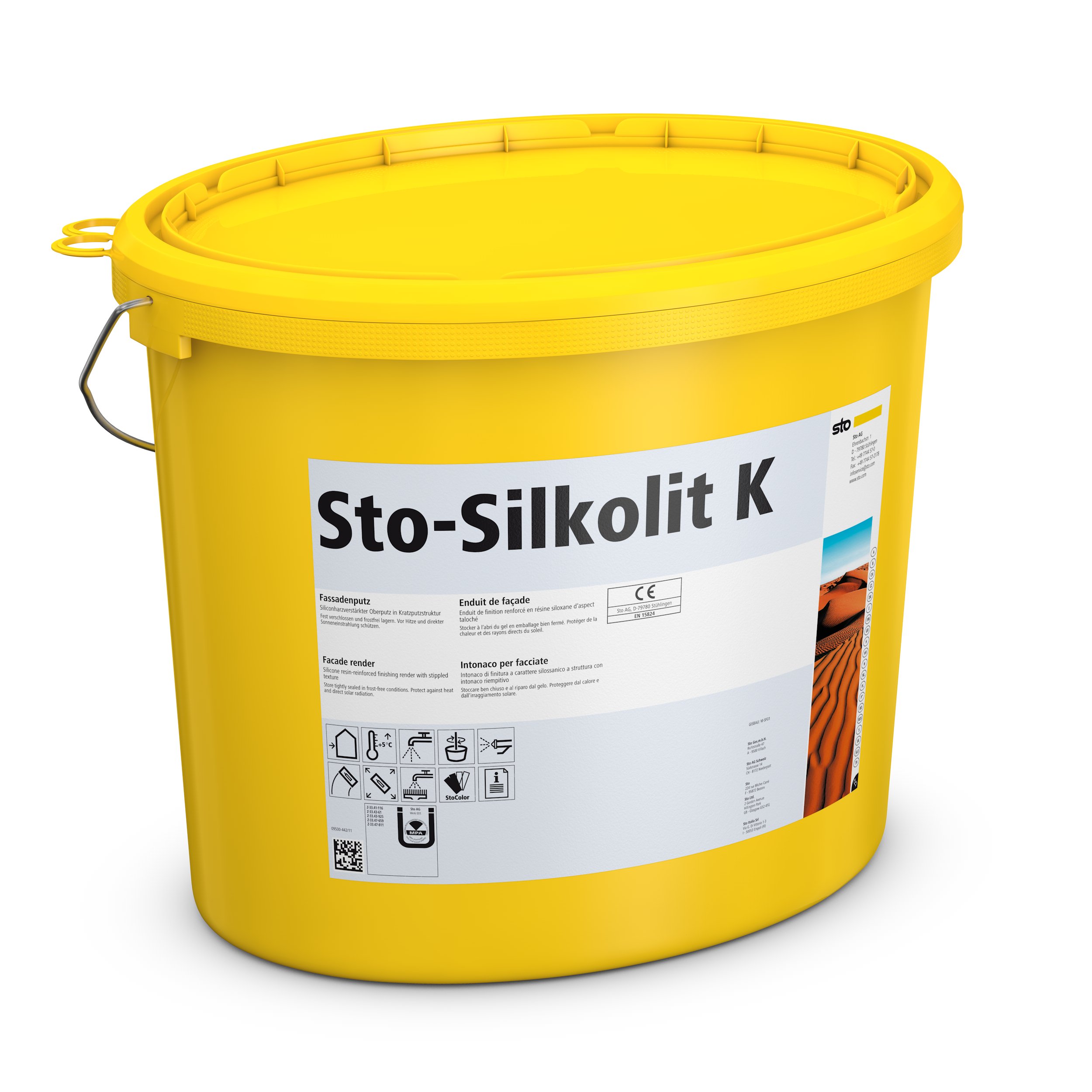 Силиконовая декоративная фасадная штукатурка Sto-Silkolit K 1,0 мм