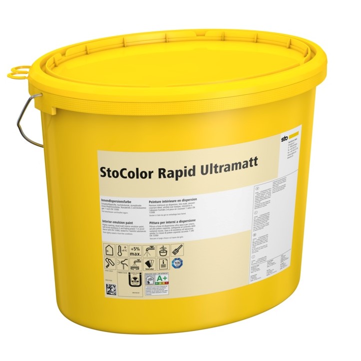 Глубоко матовая краска для внутренних работ StoColor Rapid Ultramatt